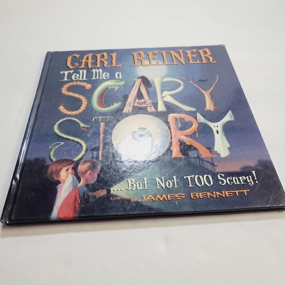 Tell Me a Scary Story By James Bennett Halloween Picture Book with Audio